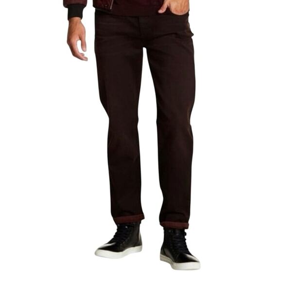 Joe’s Jeans The Brixton Straight & Narrow Slim Fit Chocolate Brown Size 34x34 - Picture 2 of 14